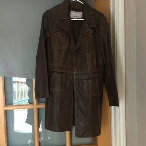 Authentic Brown Leather Jacket